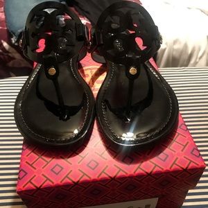 Tory Burch miller patent sandals (Brand New)